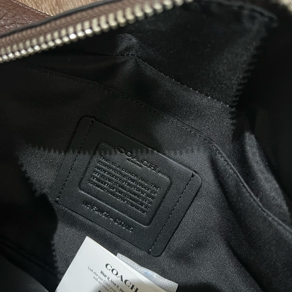 NWT coach warren fanny pack belt bag brown with wallet, 2 total - Picture 9 of 16